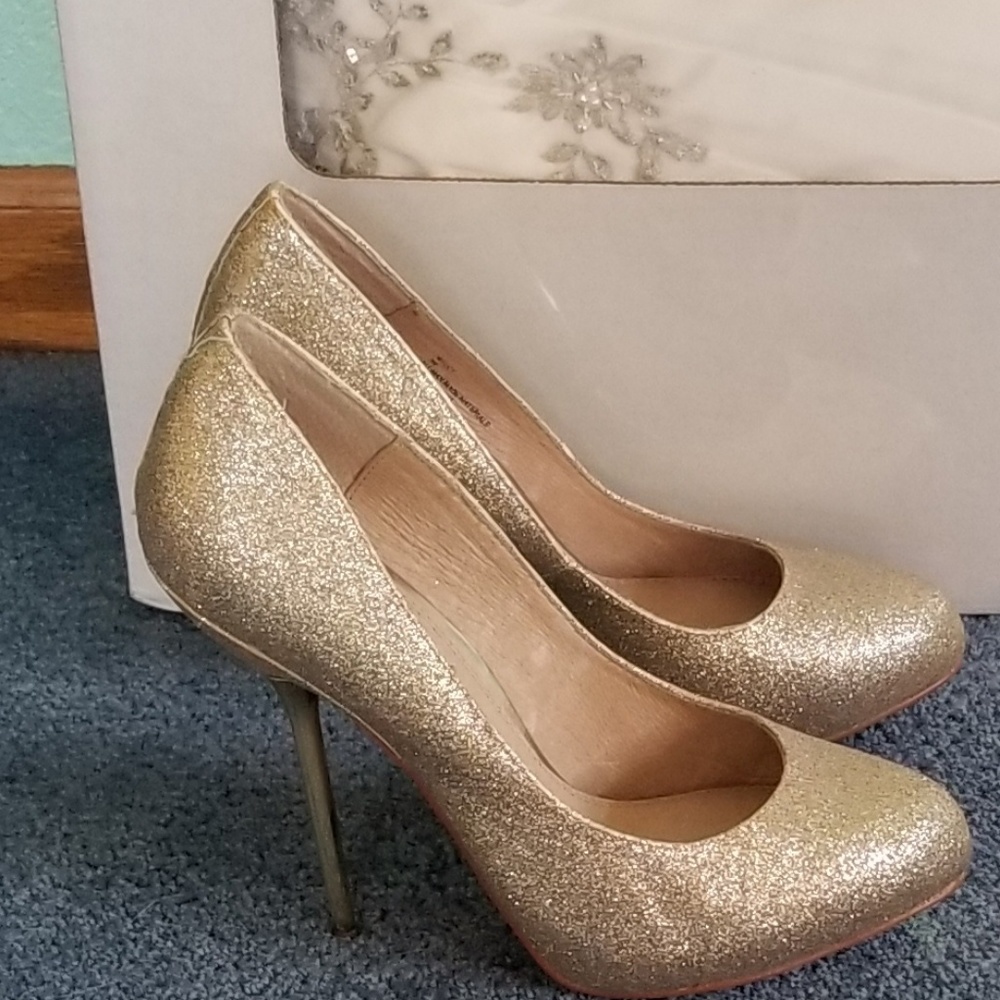 Steve Madden Glitter Stilettos